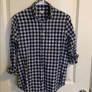 J. Crew Women’s Checkered Button Up Shirt